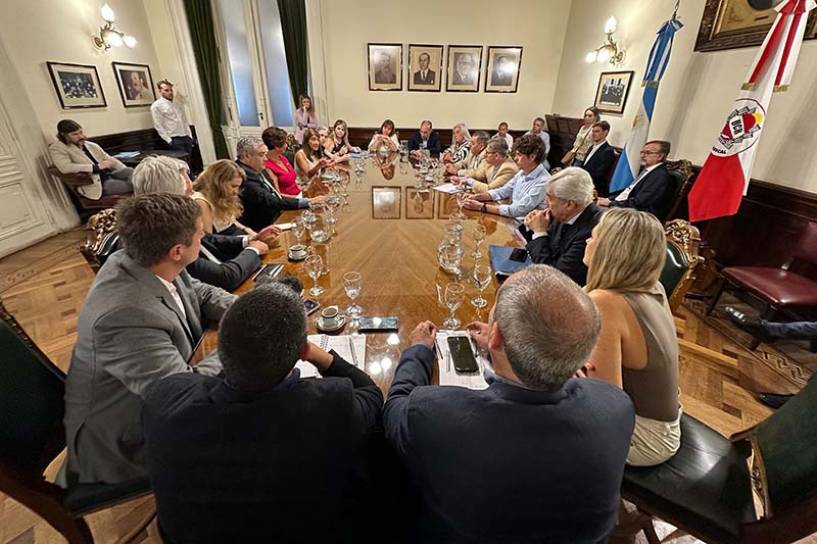 Empresarios Pymes se Reúnen con el Presidente del Bloque Radical de Senadores para Abordar el DNU de Milei