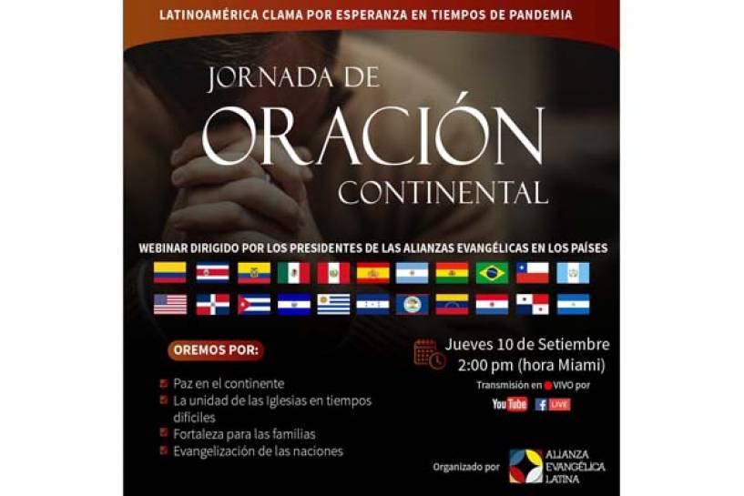 Los evangélicos latinos convocan a una jornada de oración continental