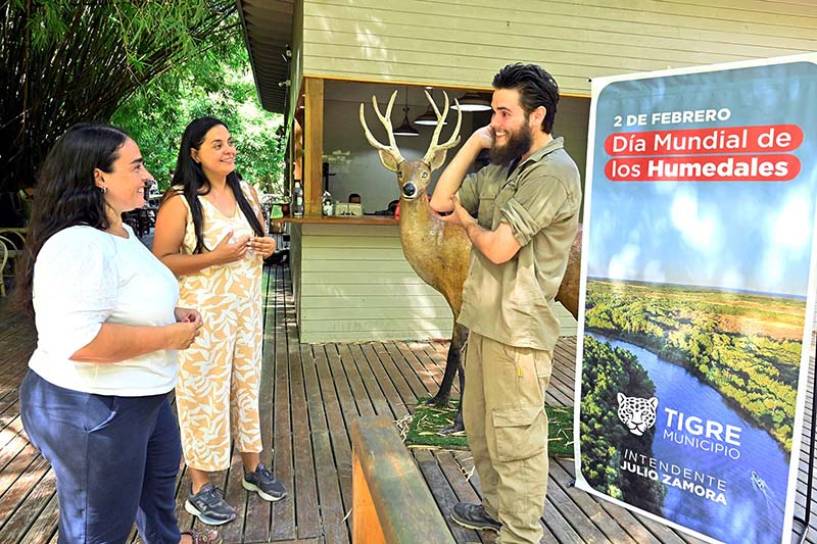 En una jornada abierta a la comunidad, el Municipio de Tigre conmemoró el Día Mundial de los Humedales en el Área Natural Monte Blanco