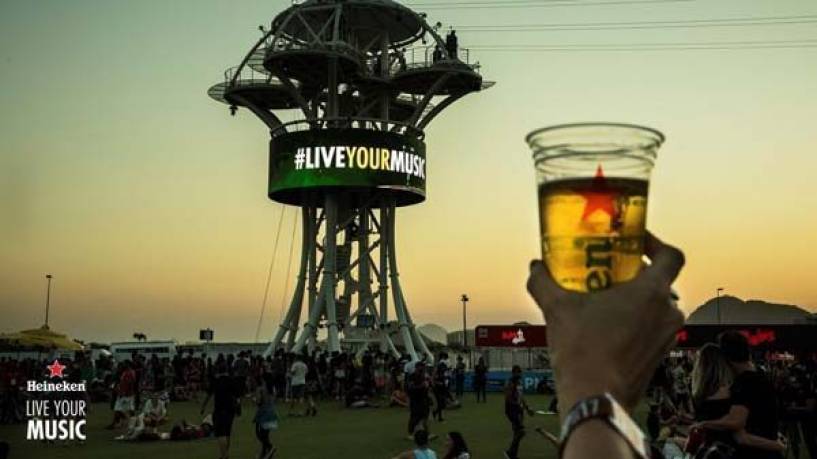 Sentite un rockstar junto a Heineken, en el festival más grande del mundo