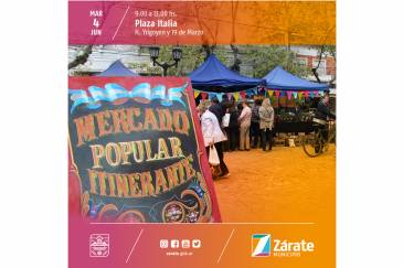 El Mercado Popular Itinerante llega a la Plaza Italia