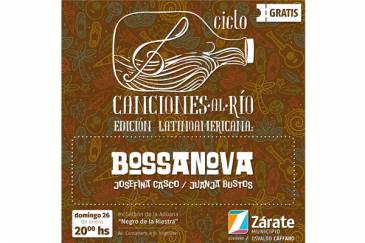 Ciclo “Canciones al Río”: este domingo habrá música Bossanova