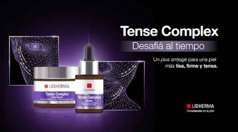 Lidherma presenta Tense Complex, su nueva línea de cremas y sérums con  efecto tensor que se destaca por su innovación y sustentabilidad