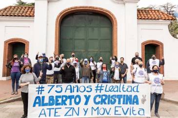 ATE Zona Norte y el Movimiento Evita Vicente López unidos previo al 17 de octubre