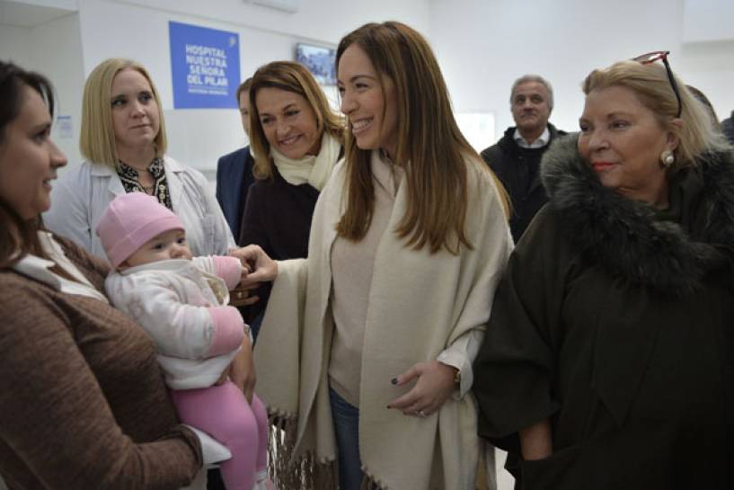 Vidal visitó las obras del nuevo Hospital Materno Neonatal de Pilar