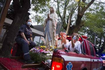 Se realizó la tradicional fiesta de la Virgen de Lourdes en Beccar