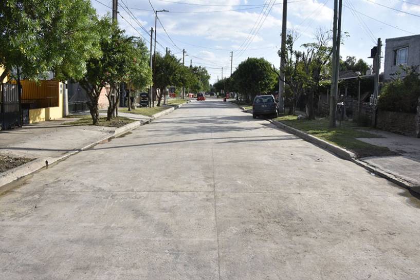 Inauguración de los pavimentos de las calles Honduras, Cuba y Colombia