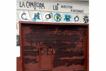 Ataque a la Unidad Básica &quot;Néstor Kirchner&quot; en San Martín