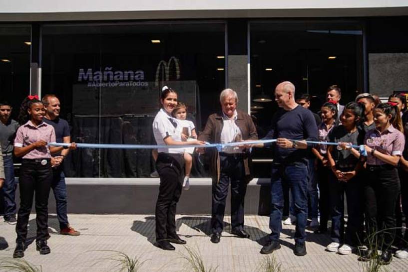 McDonald’s inaugura su primer local en el Barrio 31