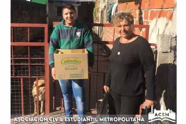 La Asociación Civil Estudiantil Metropolita recauda donaciones para familias vulnerables del Conurbano Bonaerense