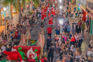 San Fernando disfrutó la visita de Papá Noel y sus desfiles por toda la ciudad