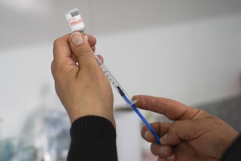 Campaña de vacunación en Vicente López