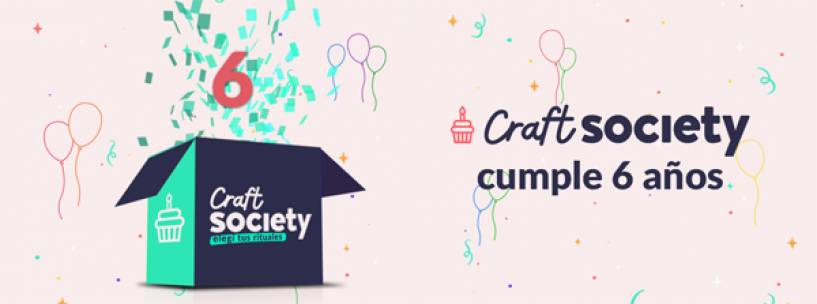 Craft Society celebra sus seis años de trayectoria con sorpresas y descuentos