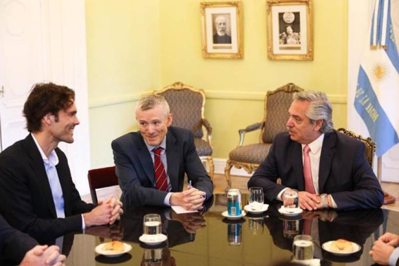 El presidente Alberto Fernández se reunió con el Chief Business Officer Global de Google