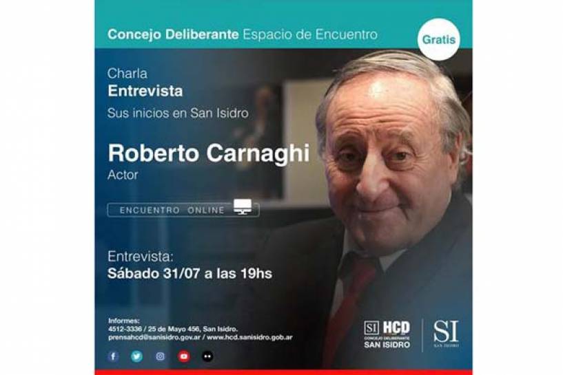 Ciclo de charlas virtuales: Roberto Carnaghi y sus inicios en San Isidro