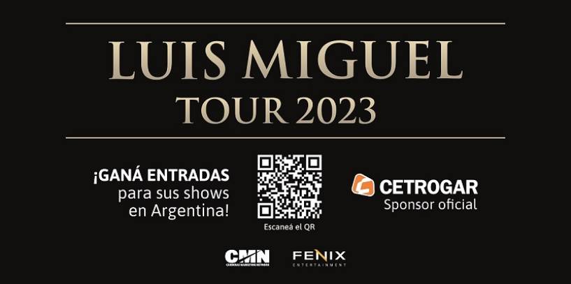 Cetrogar sorteará entradas para ver a Luis Miguel en la Argentina
