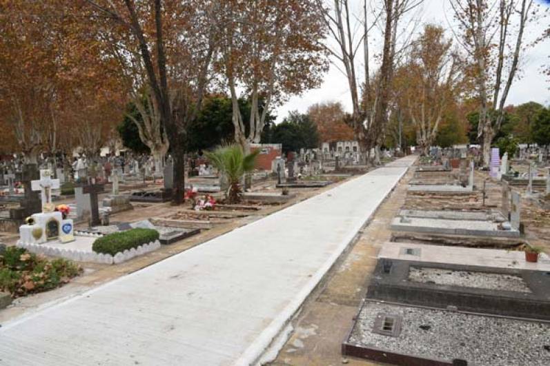 San Martín mejora los accesos e instalaciones del Cementerio Municipal