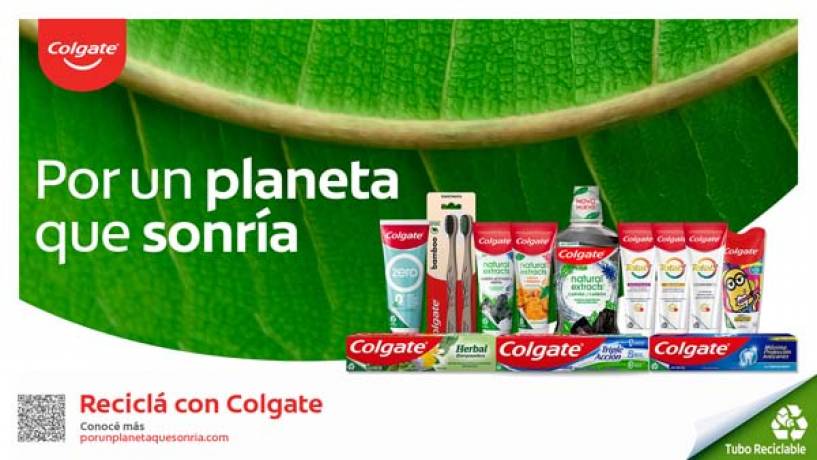 &quot;Por un planeta que sonría&quot;: la nueva campaña de Colgate que marca un hito sustentable en el cuidado bucal