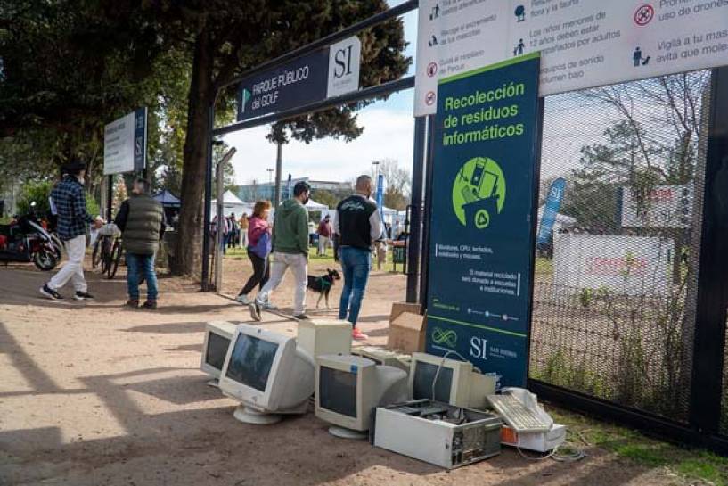 San Isidro: Se juntaron 500 kilos de residuos electrónicos