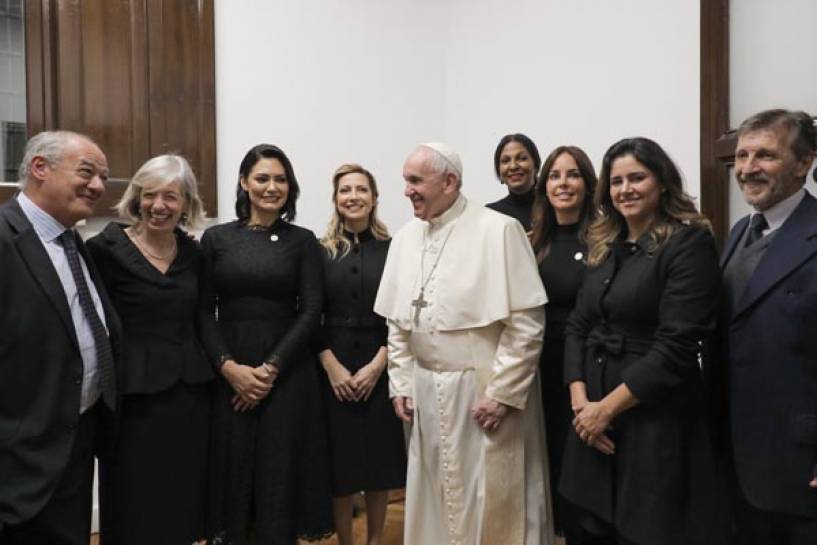 Papa Francisco celebró sus bodas de oro sacerdotales con Scholas