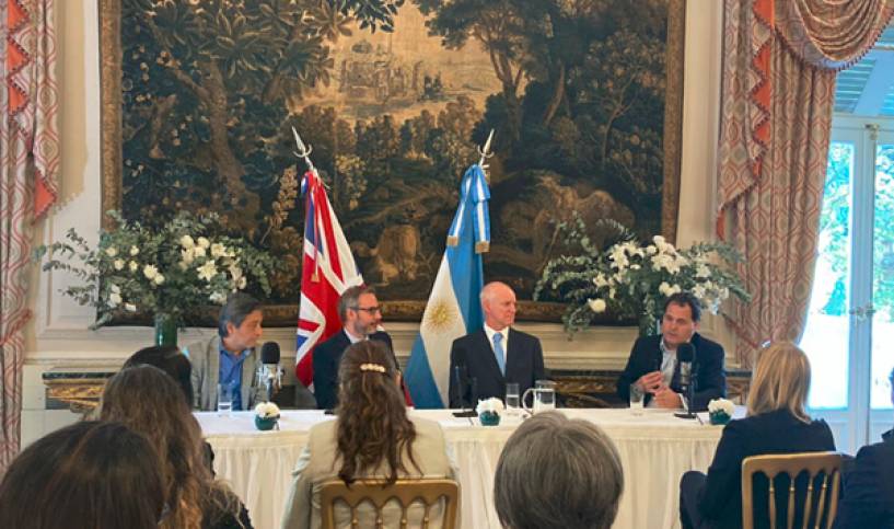 SMS presentó los avances del proyecto “Finanzas sostenibles para el Norte de la Argentina” en la Embajada Británica