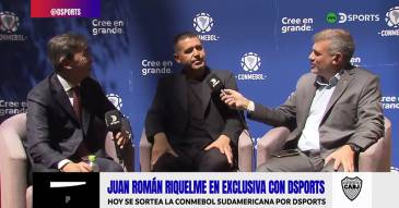 Juan Román Riquelme habló de todo en un mano a mano exclusivo con DSPORTS