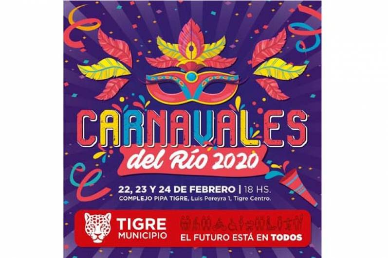 Llegan a Tigre los Carnavales del Río 2020