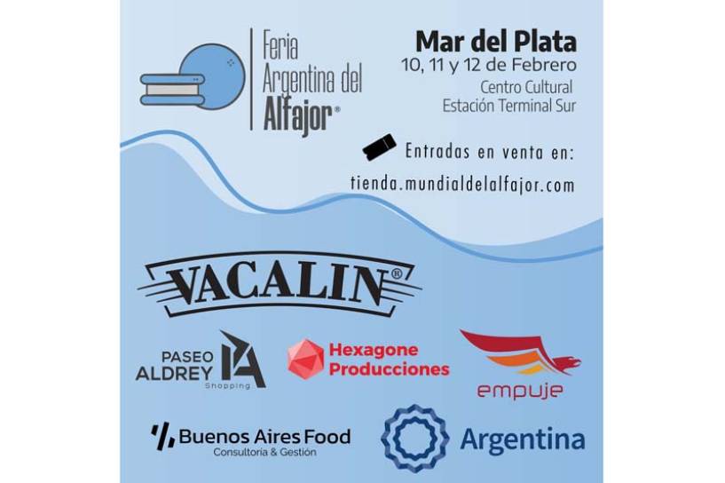 Mar del Plata será sede de la Feria Argentina del Alfajor®