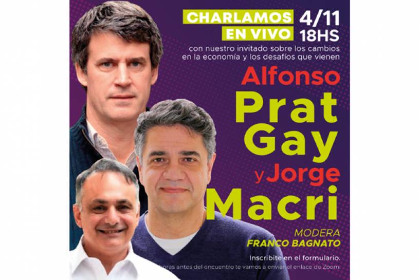 Ciclo de encuentros: Jorge Macri junto a Alfonso Prat Gay