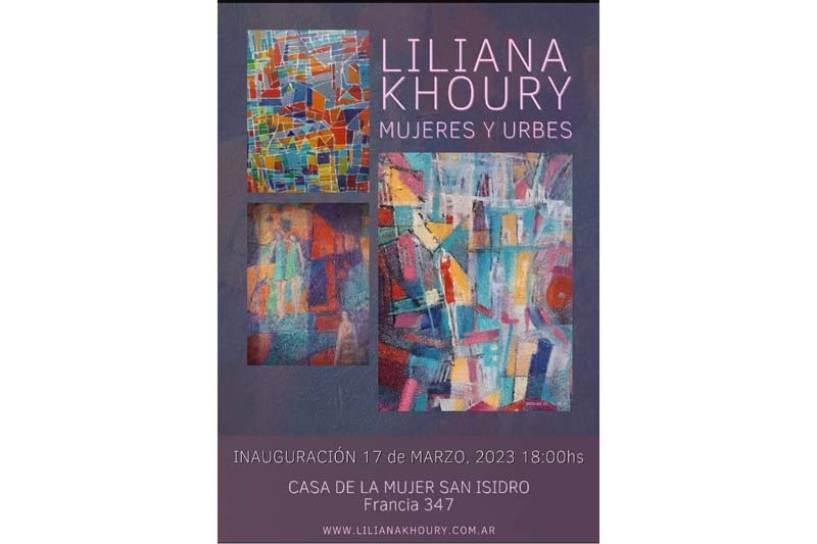 Liliana Khoury exhibe sus obras en San Isidro