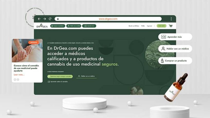 DrGea.com llega a Argentina, la primera plataforma de cannabis de uso medicinal con atención médica holística