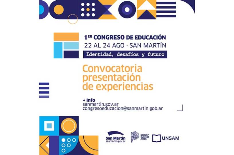 El Municipio de San Martín lanza el 1° Congreso de Educación de la ciudad