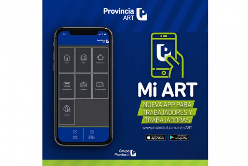 “Mi ART”, la app de Provincia ART diseñada para agilizar la gestión de siniestros