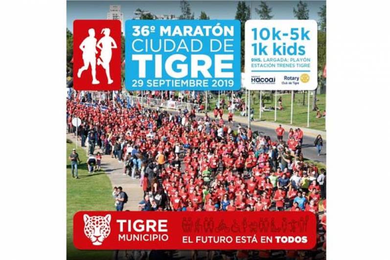 Comenzó la inscripción para la 36° Maratón Ciudad de Tigre