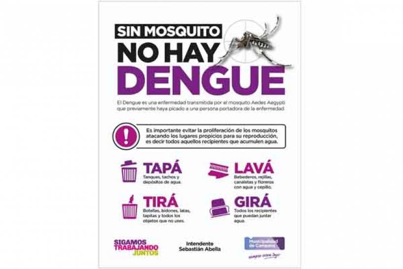 Dengue: recuerdan las medidas de prevención