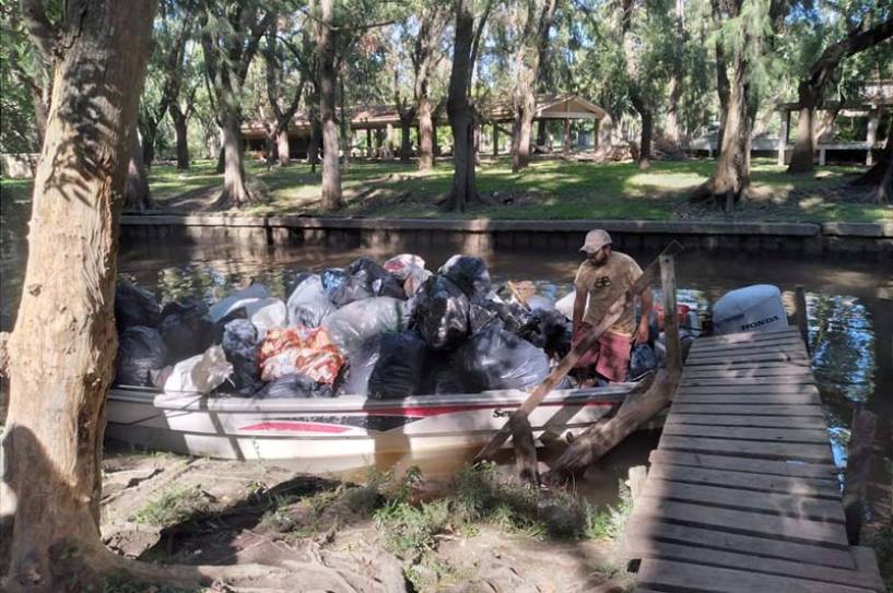 Cooperativas de Tigre realizaron su primera recolección y reciclado de residuos en las Islas del Delta
