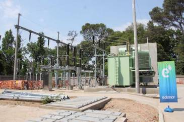 Jaime Méndez recorrió la nueva subestación eléctrica de San Miguel