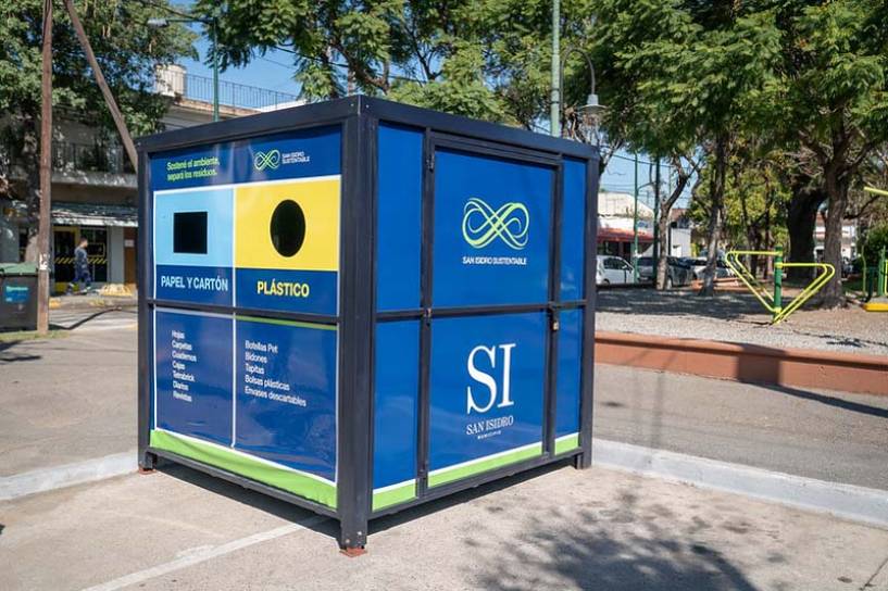San Isidro: nuevo Ecopunto para separar residuos en Plaza Belgrano de Villa Adelina