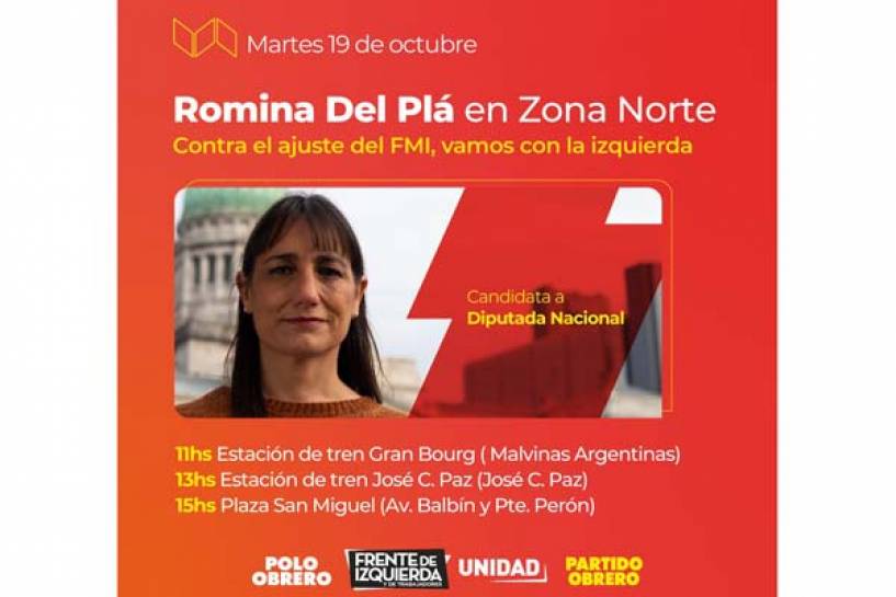 Romina Del Plá en ex. Gral. Sarmiento