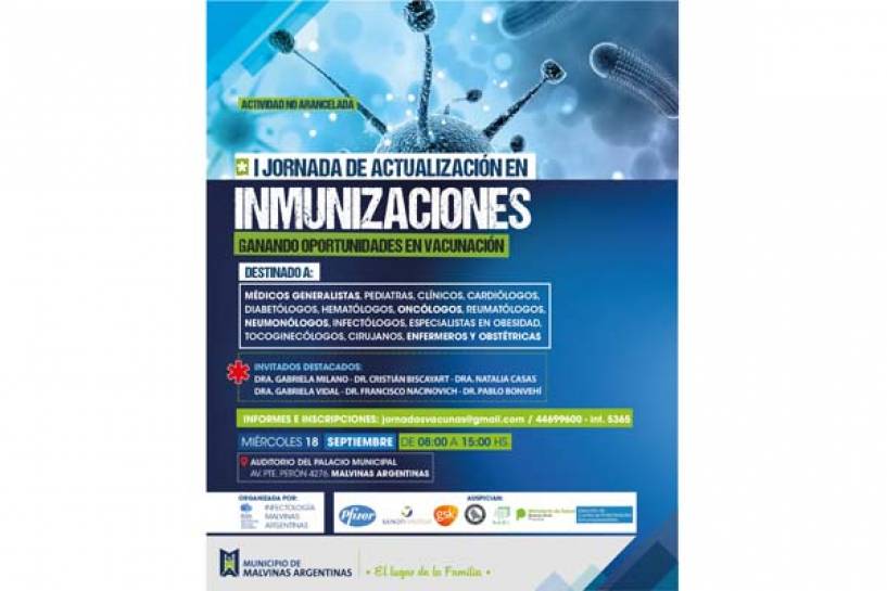 Primera Jornada de Actualización en Inmunizaciones en Malvinas Argentinas