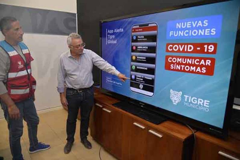 La aplicación Alerta Tigre Global incorporó una nueva opción para consultas sobre coronavirus