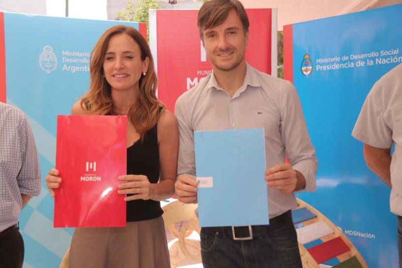 Ghi y Tolosa Paz firmaron un convenio para la construcción de un nuevo Espacio de Primera Infancia en Morón