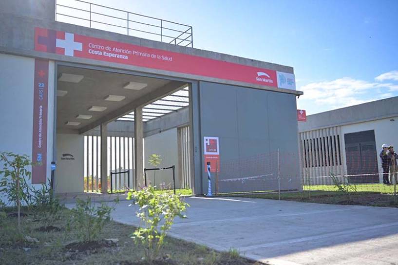 Moreira, Kicillof y Katopodis inauguraron un Centro de Salud y un Centro de Producción de Alimentos en Costa Esperanza