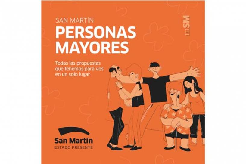 San Martín lanzó un sitio online para las personas mayores