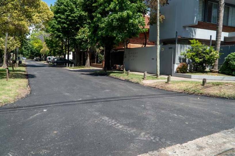 Nuevos asfaltos en Martínez