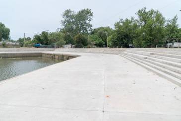 Avanzan las obras en el Parque Público del Puerto de San Isidro