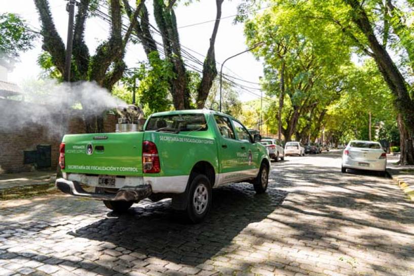 Operativos de prevención y fumigación por Dengue en Vicente López