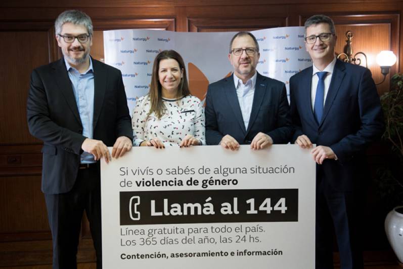 Provincia de Buenos Aires, ENARGAS y Naturgy lanzan una campaña de difusión de la línea 144  contra la violencia de género