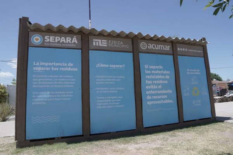 ACUMAR continúa ampliando la red de Estaciones de Reciclado en la Cuenca