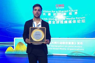 Canal 26 galardonado en 11º Foro Global de Medios de Video 2023 en China